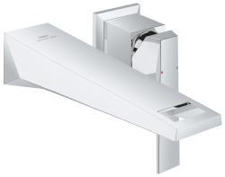 GROHE Allure Brilliant İki delikli lavabo bataryası L-Boyut Krom