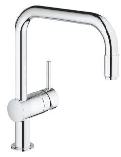 GROHE Minta Tek kumandalı eviye bataryası Krom 32067000