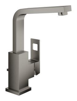 GROHE Eurocube Tek kumandalı lavabo bataryası 1/2" L-Boyut Antrasit Brushed Hard Graphite