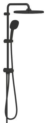 GROHE Tempesta System 250 Cube Duvar bağlantılı, divertörlü duş sistemi Siyah Matt Black 269772431