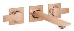 GROHE Allure 3 delikli lavabo bataryası 1/2" M-Boyut Bronz Warm Sunset 20193DA2