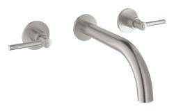 GROHE Atrio 3 delikli lavabo bataryası 1/2" M-Boyut Supersteel Infinity Kaplama