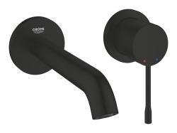 GROHE Essence İki delikli lavabo bataryası M-Boyut Siyah Matt Black