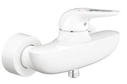 GROHE Eurostyle Tek kumandalı duş bataryası Beyaz, krom