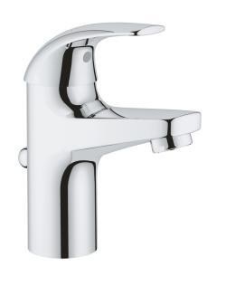 GROHE BauCurve Tek kumandalı lavabo bataryası Krom XS
