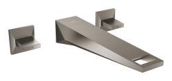 GROHE Allure Brilliant 3 delikli lavabo bataryası L-Boyut Antrasit Brushed Hard Graphite 20629AL0