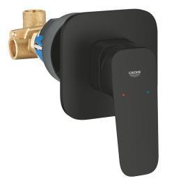 GROHE Cubeo Tek kumandalı duş bataryası Siyah Matt Black 1017752430