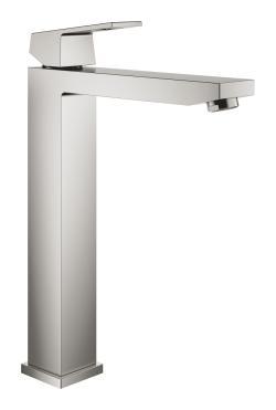 GROHE Eurocube Tek kumandalı lavabo bataryası XL-Boyut Supersteel Infinity Kaplama