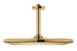 GROHE Rainshower Mono 310 Cube Tepe duşu seti 142 mm, tek akışlı Altın Cool Sunrise