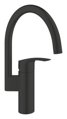 GROHE Eurosmart Tek kumandalı eviye bataryası Siyah Matt Black 332022433