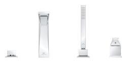 GROHE Allure Brilliant Private Collection Dört delikli küvet bataryası Krom 29523000