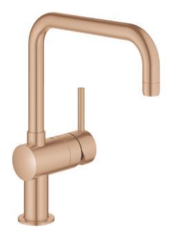 GROHE Minta Tek kumandalı eviye bataryası Bronz Brushed Warm Sunset 32488DL0