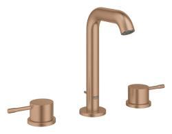 GROHE Essence 3 delikli lavabo bataryası 1/2" M-Boyut Bronz Brushed Warm Sunset