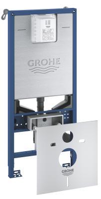 GROHE Rapid SLX 3ü 1 arada WC gömme rezervuar seti, 1.13 m montaj yüksekliği XS