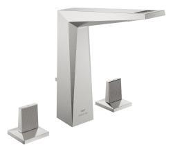 GROHE Allure Brilliant Private Collection 3 delikli lavabo bataryası L-Boyut Supersteel Infinity Kaplama 20667DC0
