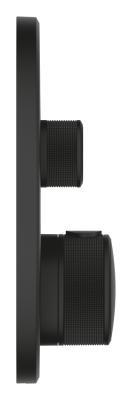 GROHE Grohtherm SmartControl Çift valfli akış kontrollü, ankastre termostatik duş bataryası Siyah Phantom Black 29507KF0