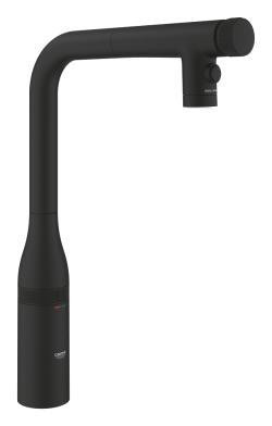 GROHE Essence SmartControl Eviye Bataryası Siyah Phantom Black 31892KF0