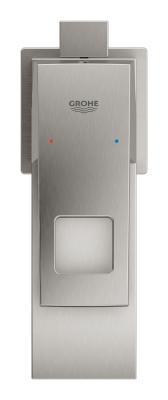 GROHE Eurocube Tek kumandalı lavabo bataryası S-Boyut Supersteel Infinity Kaplama