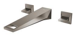 GROHE Allure Brilliant 3 delikli lavabo bataryası L-Boyut Antrasit Brushed Hard Graphite 20629AL0