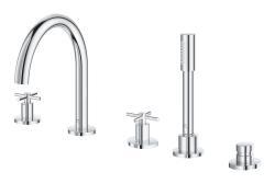 GROHE Atrio 5 delikli küvet bataryası Krom 29408000