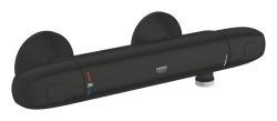 GROHE Grohtherm 1000 Termostatik duş bataryası Siyah Matt Black