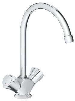 GROHE Costa L Tek delikli mutfak bataryası 1/2 Krom