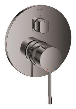 GROHE Essence Tek kumandalı 3 yönlü banyo bataryası Antrasit Hard Graphite 24092A01