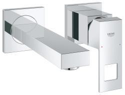GROHE Eurocube 2 delikli lavabo bataryası S-Boyut Krom M
