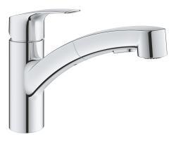 GROHE Eurosmart Tek kumandalı eviye bataryası Krom 30305001