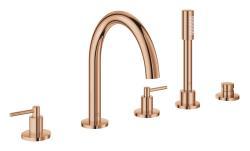 GROHE Atrio 5 delikli küvet bataryası Bronz Warm Sunset 29407DA0