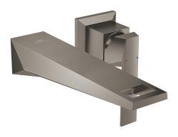 GROHE Allure Brilliant İki delikli lavabo bataryası L-Boyut Antrasit Brushed Hard Graphite