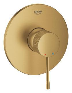 GROHE Essence Ankastre duş bataryası Altın Brushed Crafted Cool Sunrise