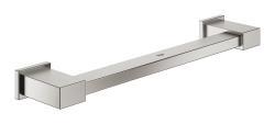 GROHE Essentials Cube Banyo tutamağı Supersteel Infinity Kaplama