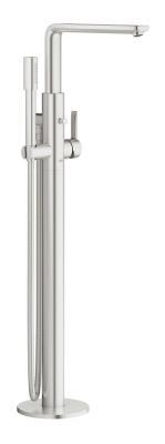 GROHE Lineare Yerden küvet bataryası Supersteel Infinity Kaplama