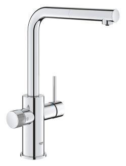 GROHE Blue Pure Minta Çekilebilir çıkış uçlu filtreli musluk Krom