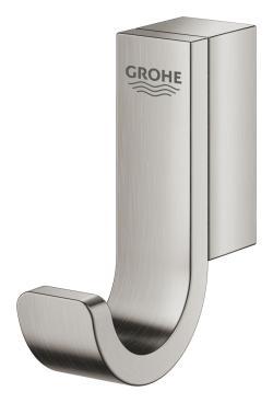 GROHE Selection Tekli havlu askısı Supersteel Infinity Kaplama