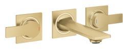 GROHE Allure 3 delikli lavabo bataryası 1/2" S-Boyut Altın Brushed Cool Sunrise