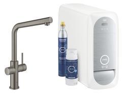 GROHE Blue Home L-tipi Başlangıç Kiti Antrasit Brushed Hard Graphite