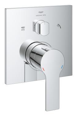 GROHE Allure Tek kumandalı 3 yönlü banyo bataryası Krom
