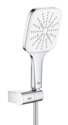 GROHE Rainshower SmartActive 130 Cube Duşu seti 3 akışlı Beyaz 26588LS0