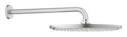 GROHE Rainshower Cosmopolitan 310 Tepe duşu seti 380 mm, tek akışlı Supersteel Infinity Kaplama