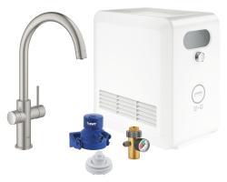 GROHE Blue Professional C tipi çıkış ucu Supersteel Infinity Kaplama