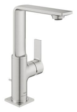 GROHE Allure Tek kumandalı lavabo bataryası 1/2" L-Boyut Supersteel Infinity Kaplama
