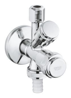 GROHE Bulaşık makinaları ve eviye bataryaları için çift çıkışlı musluk Krom 41073000