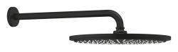 GROHE Rainshower Cosmopolitan 310 Tepe duşu seti 380 mm, tek akışlı Siyah Phantom Black