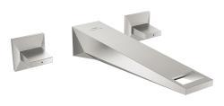 GROHE Allure Brilliant 3 delikli lavabo bataryası L-Boyut Supersteel Infinity Kaplama 20629DC0