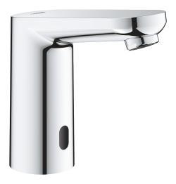 GROHE Eurosmart Cosmopolitan E Fotoselli lavabo bataryası, 1/2", çift su girişli ayarlanabilir sıcaklık sınırlayıcısı Krom M 36330002