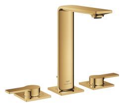 GROHE Allure 3 delikli lavabo bataryası 1/2" M-Boyut Altın Cool Sunrise 20188GL1