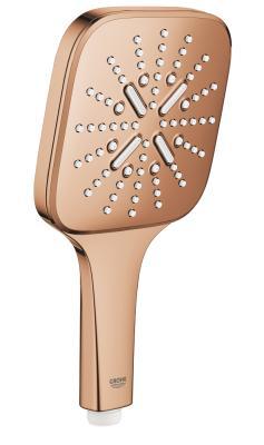 GROHE Rainshower SmartActive 130 Cube El duşu 3 akışlı Bronz Warm Sunset