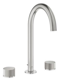 GROHE Atrio Private Collection 3 delikli lavabo bataryası L-Boyut Supersteel Infinity Kaplama 20595DC0
